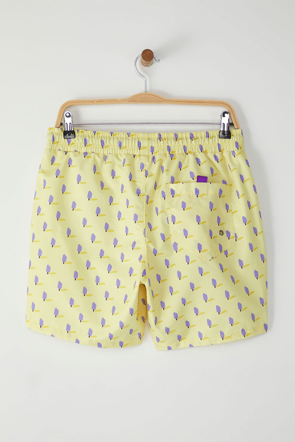 TRENDYOL MAN Sar? Standart Boy Dondurma Bask?l? Deniz Sortu TMNSS25DS00006 - Trendyolmilla фото 8