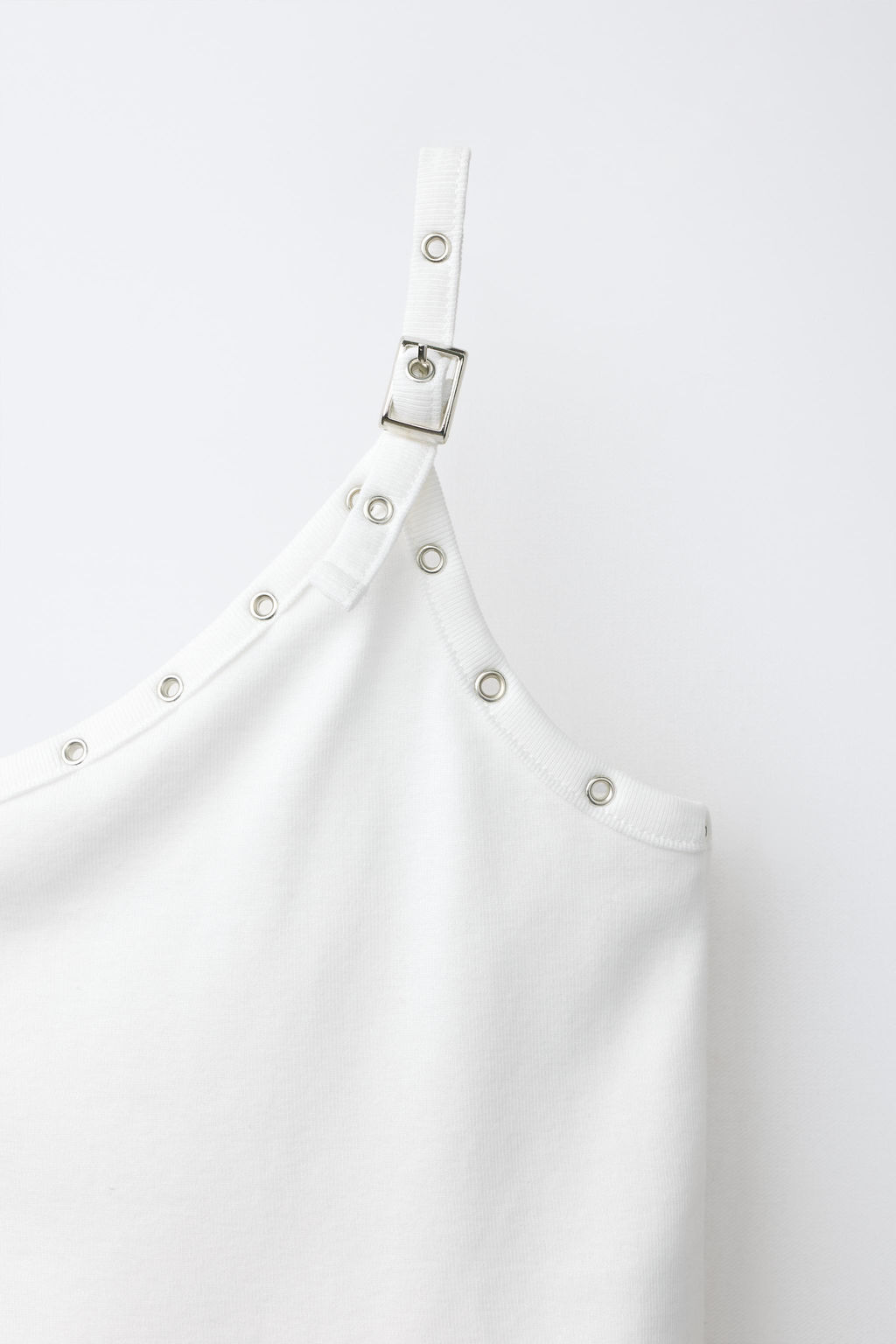 TOP ASIM?TRICO HEBILLAS / Blanco - Zara фото 3