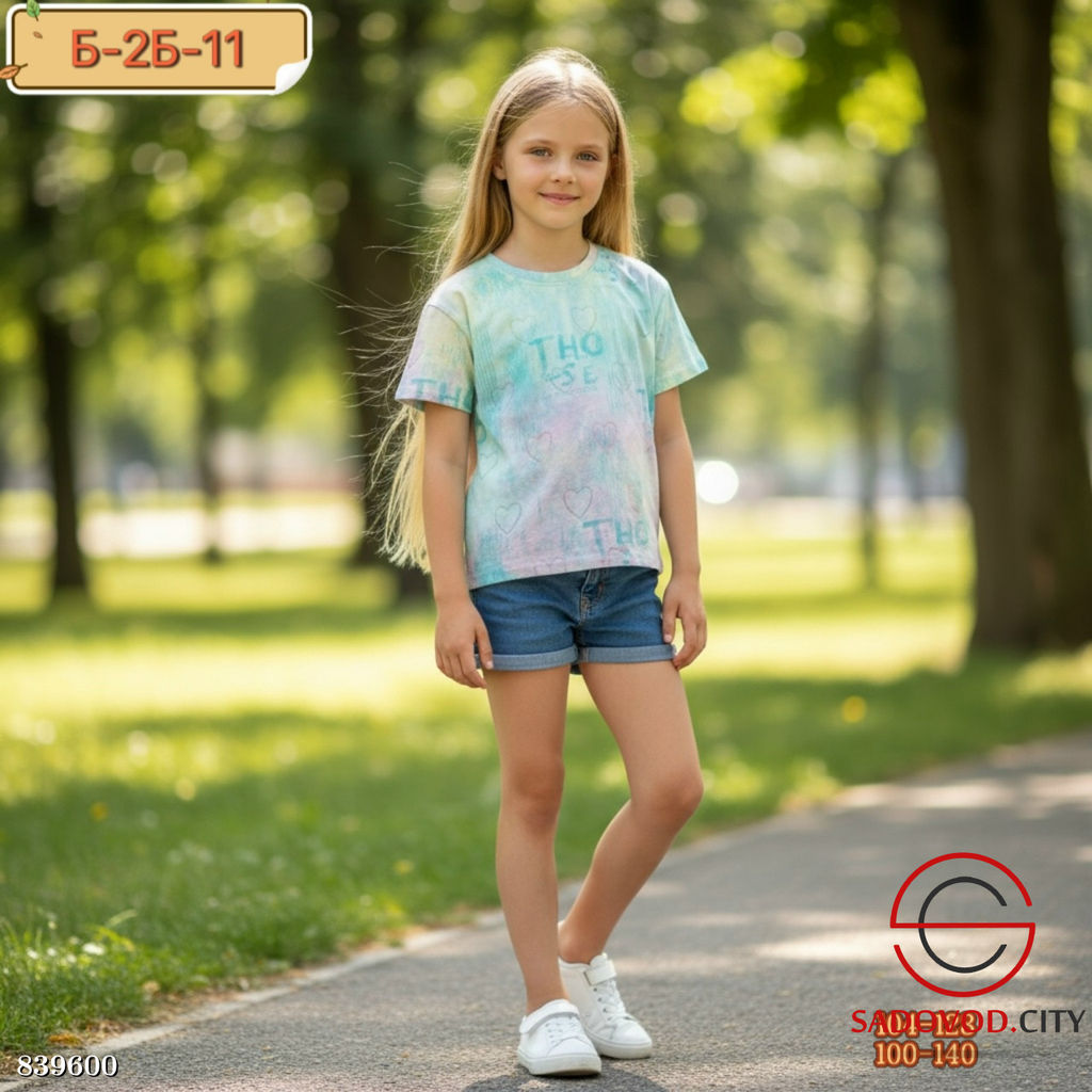 Футболка для девочки с принтом - Bruno фото 2