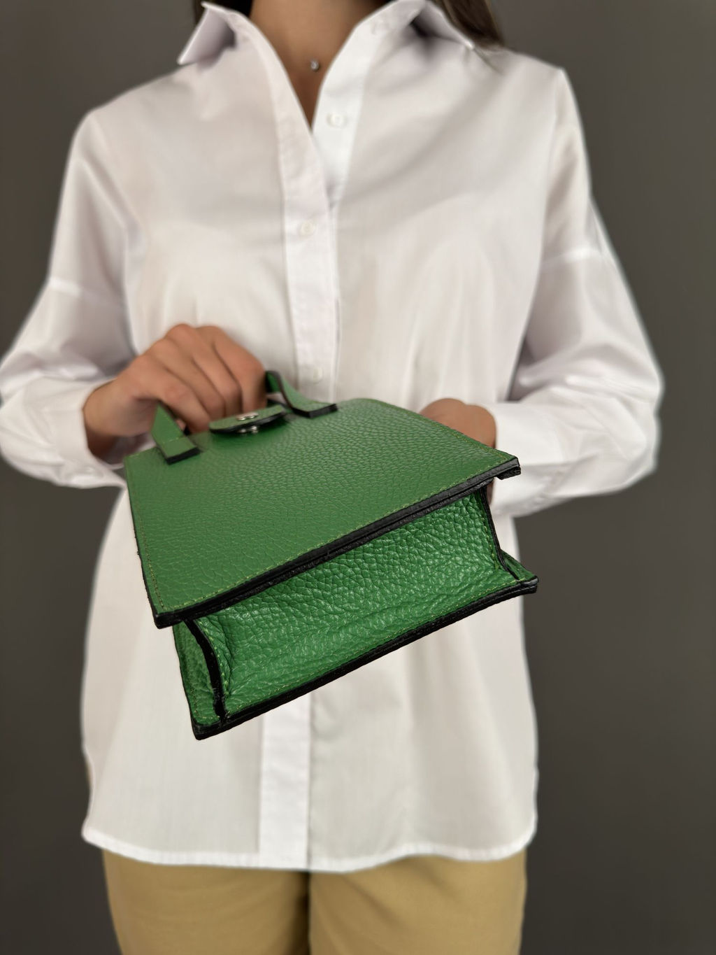 Сумка женская из телячьей кожи