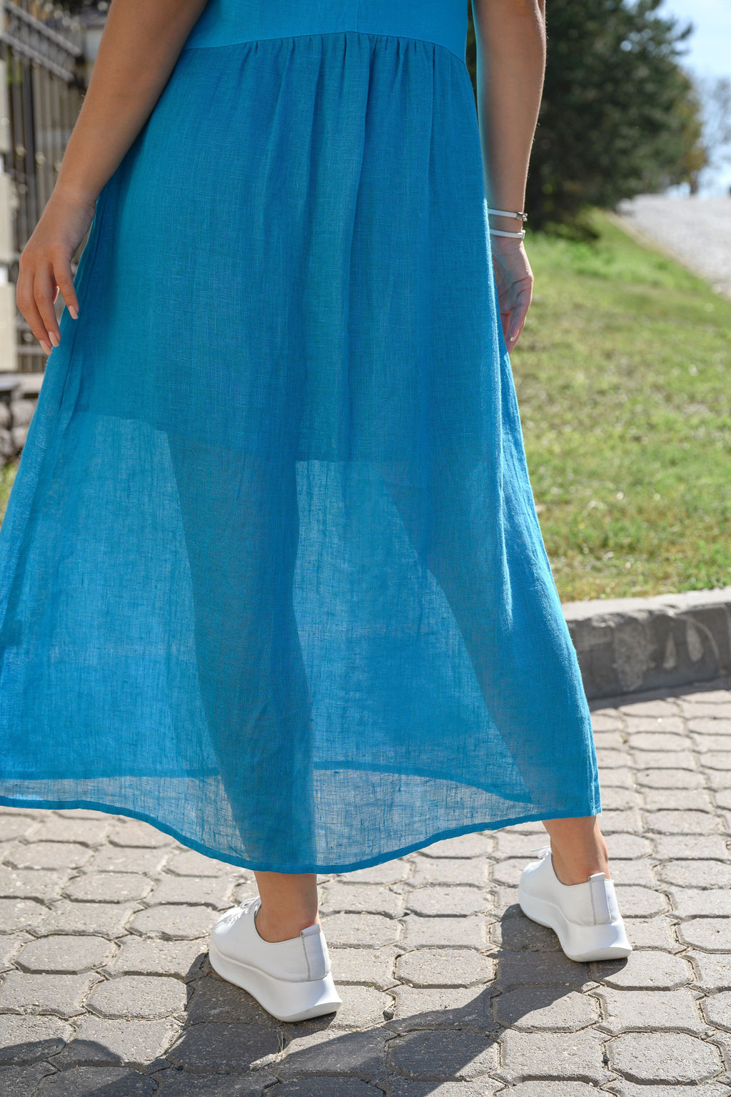 100% ЛЁН Лёгкий и воздушный сарафан - Новый лен фото 7