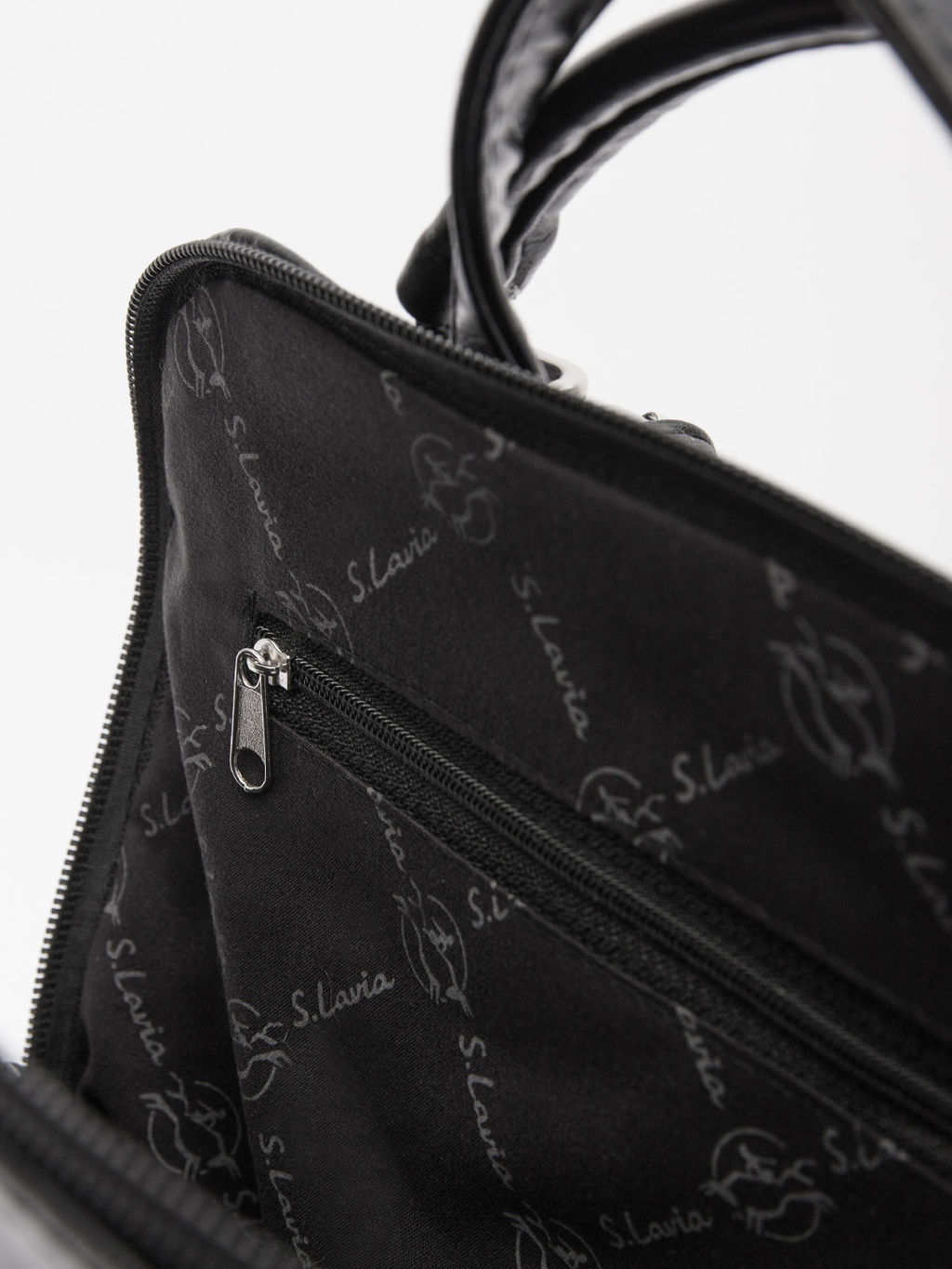 Чёрный рюкзак S.Lavia  фото 8