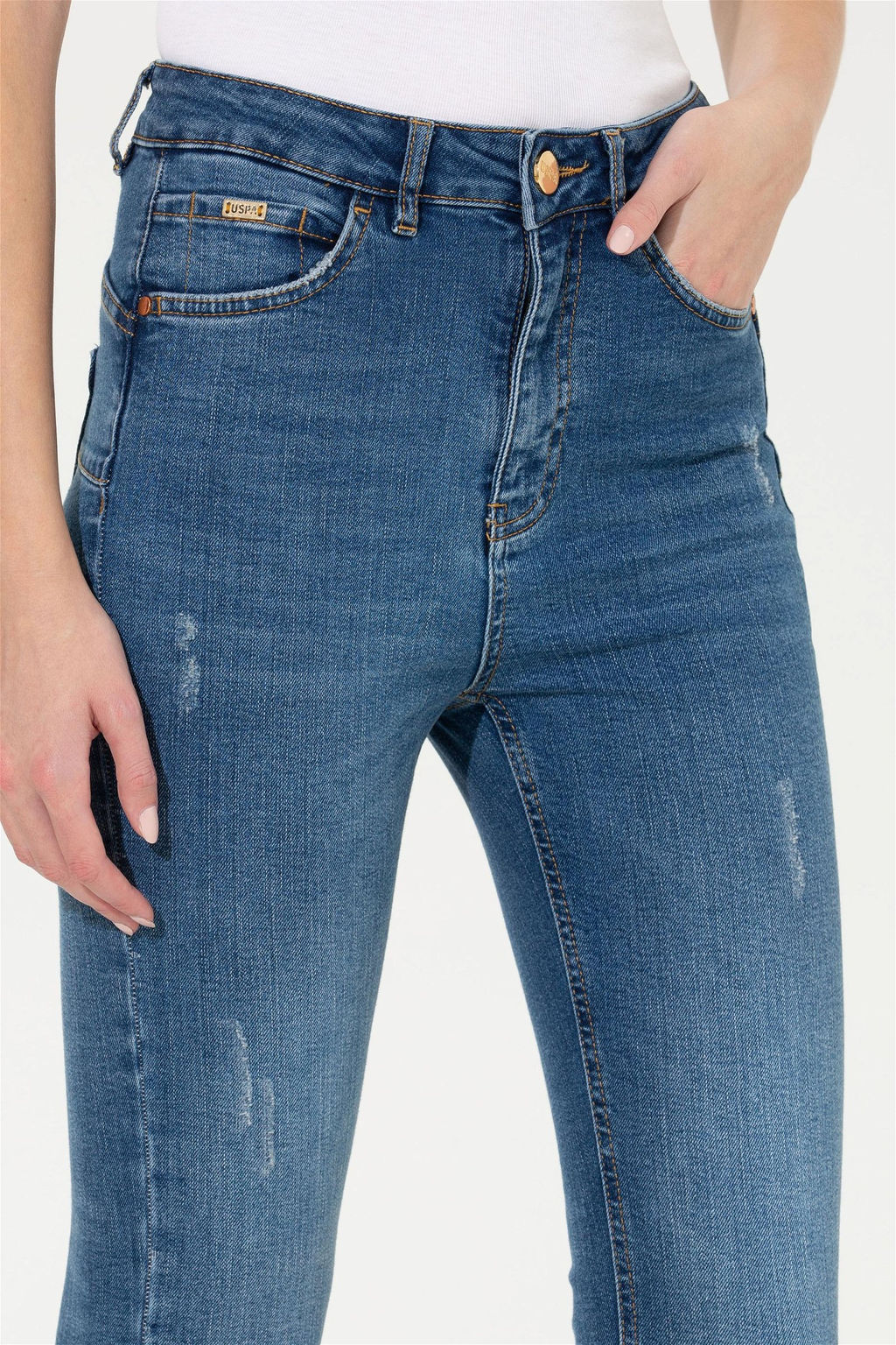 U. S. Polo Assn Женские синие джинсовые брюки - U.s. polo assn фото 12