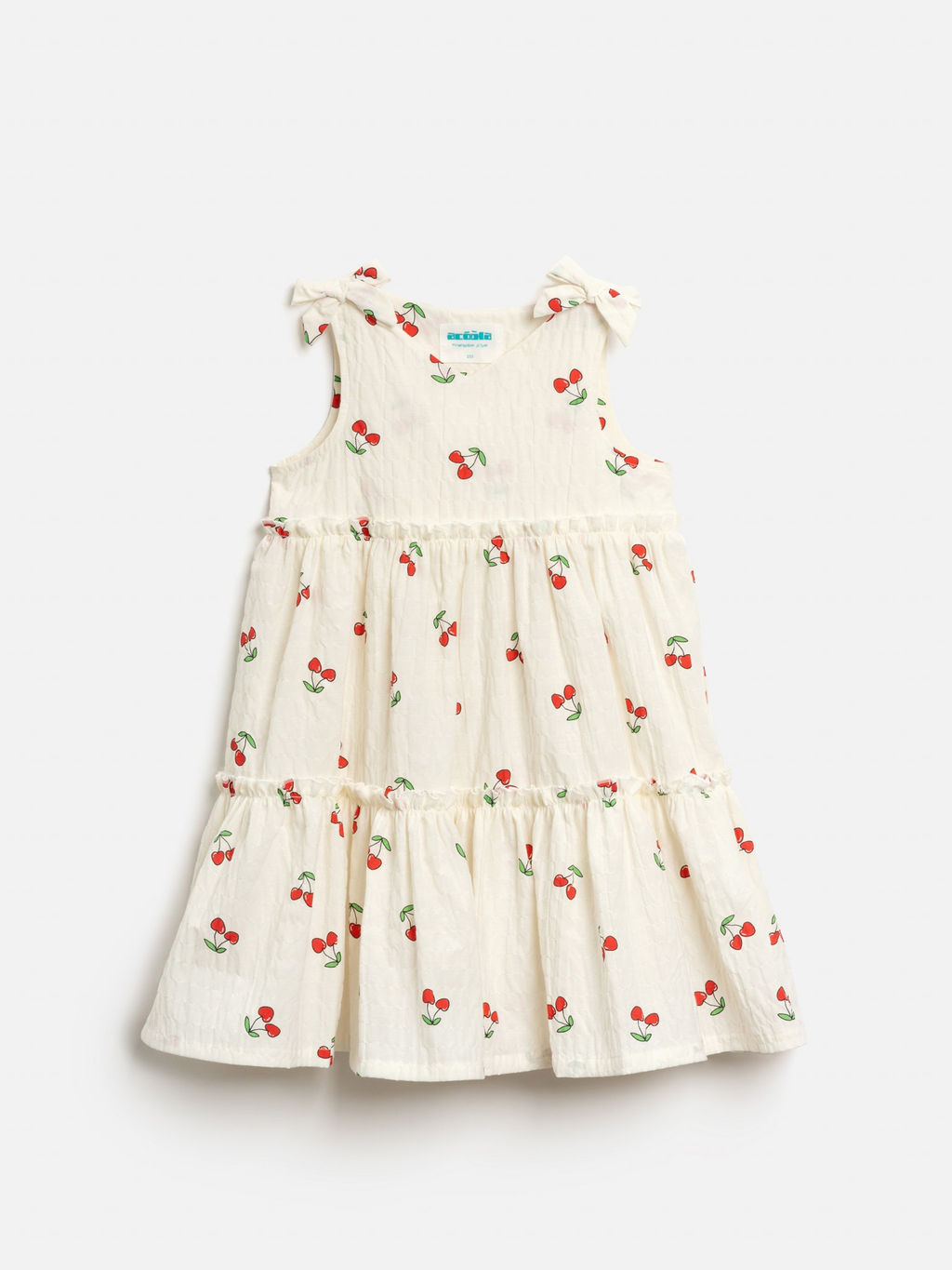 ACOOLA /  Платье детское для девочек Alcor белый принт  фото 3