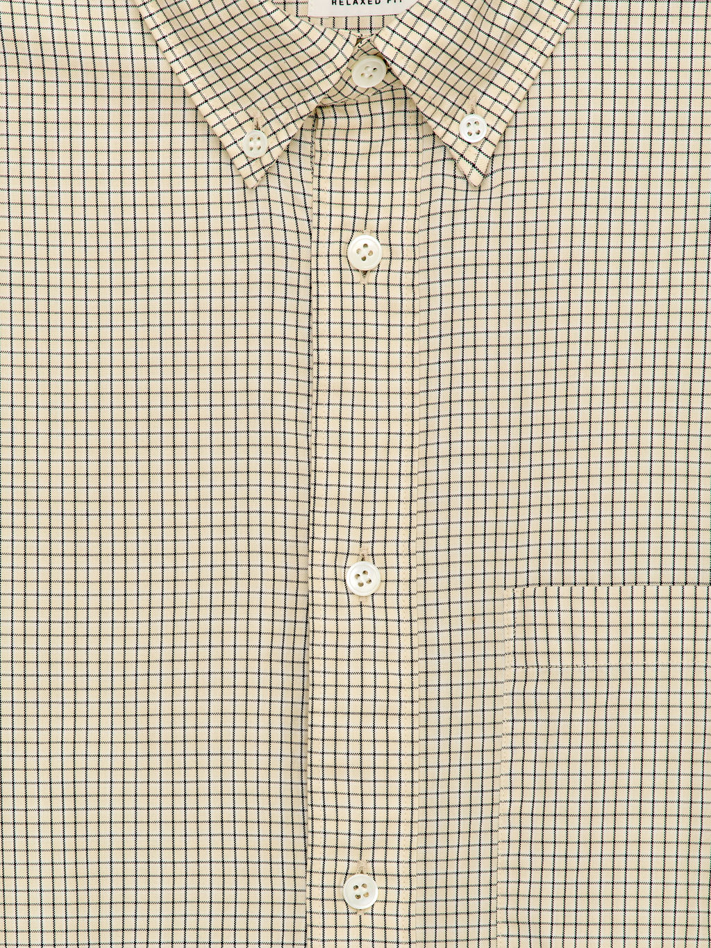 Camisa relajada de tejido microtexturizado - H&m фото 6