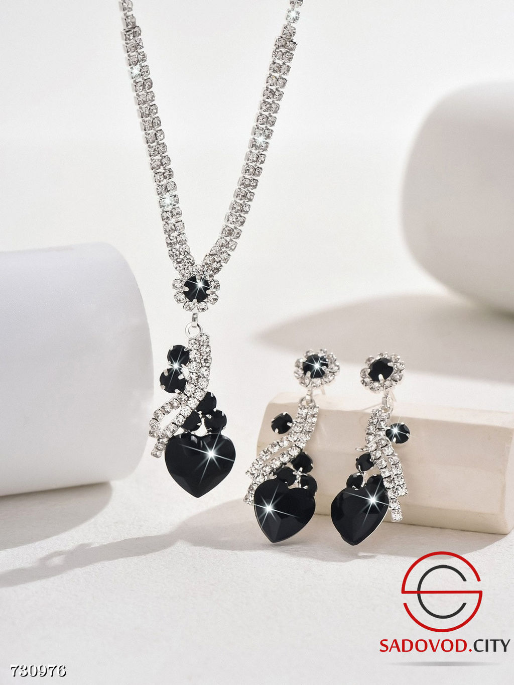 Женский набор бижутерии из страз - Bruno фото 6