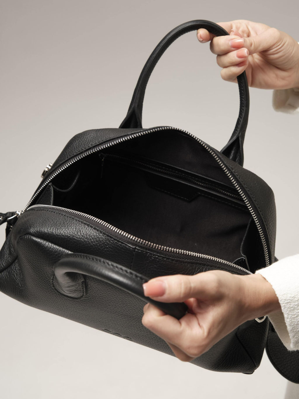 Кожаная сумка Kandys DBR 31206 черный  фото 8