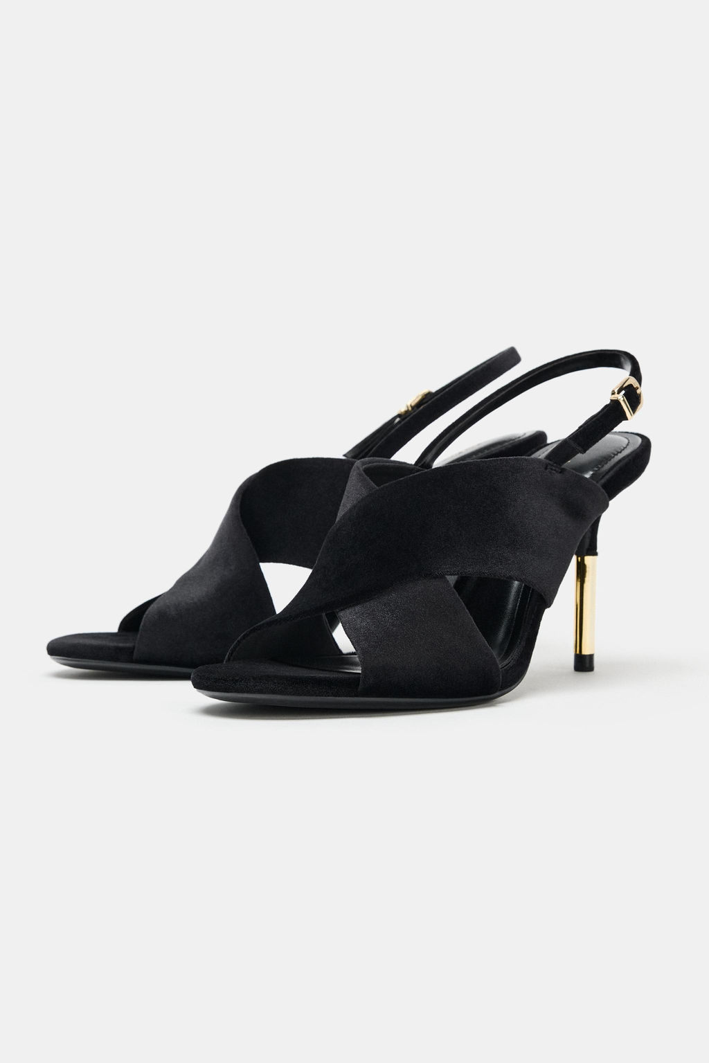 CROSSOVER HEELED SANDALS - Zara фото 2