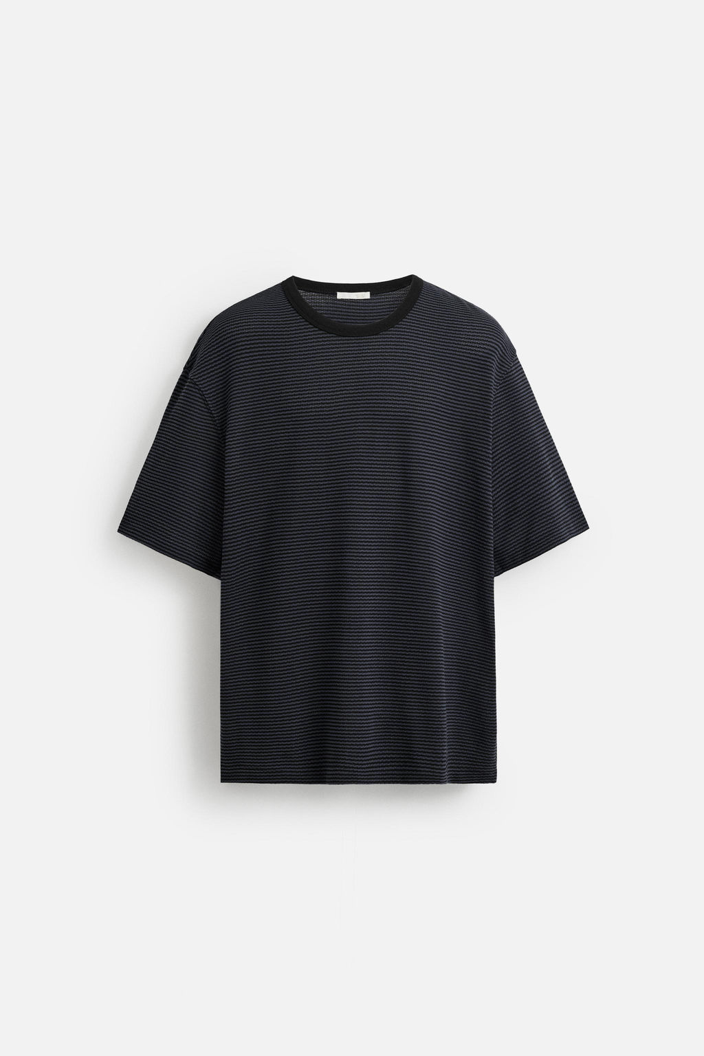 STRIPED JACQUARD T-SHIRT - Zara фото 7