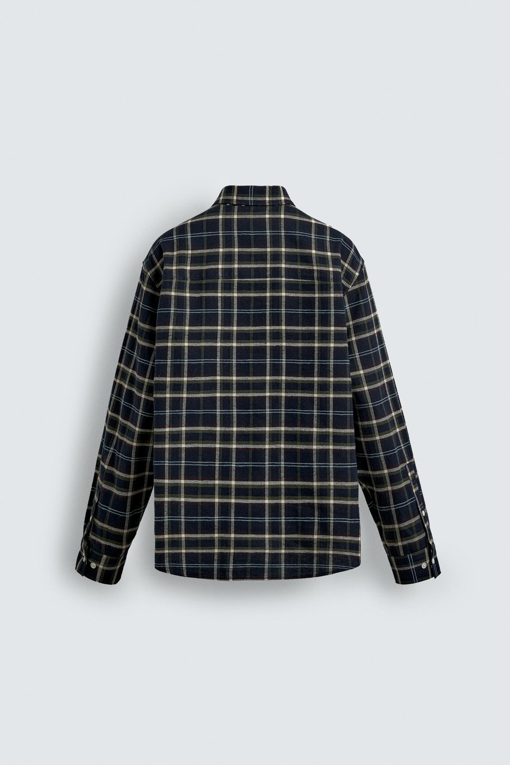CHECK FLANNEL SHIRT - Zara фото 8