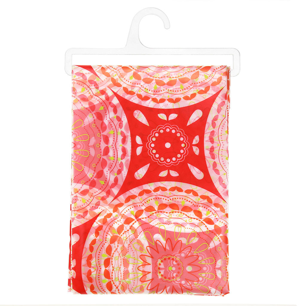 Штора для ванной EVA 180х180см "Комфорт" "Феерия" 12 колец, в пакете (Китай)