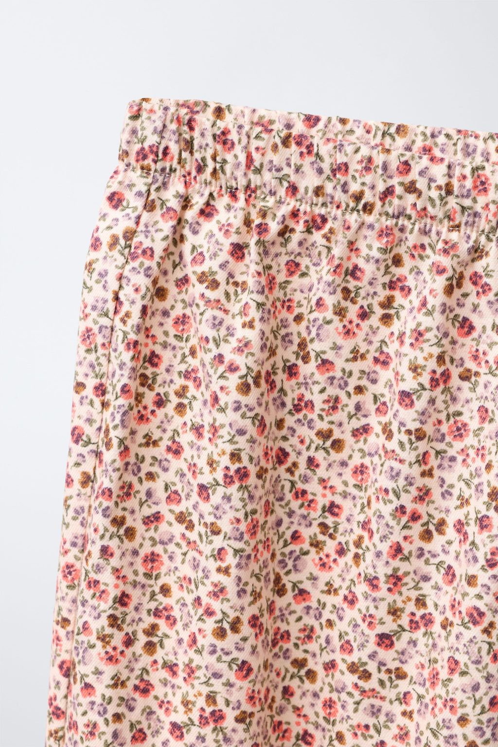 AGES 6-14 / LACE TRIM FLORAL PYJAMAS - Zara фото 7