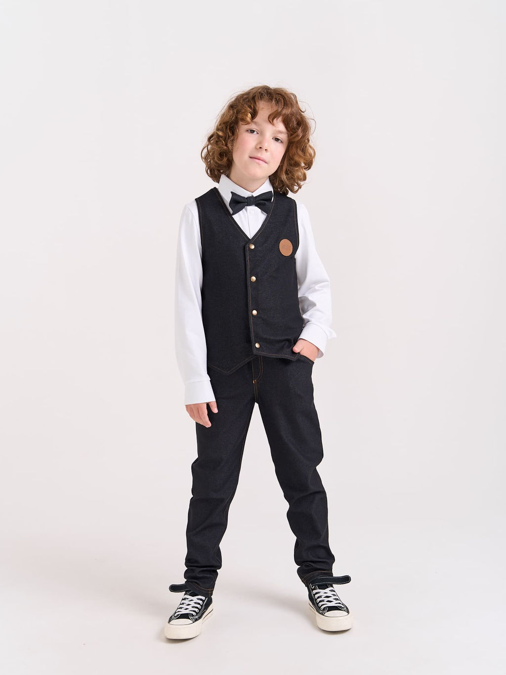 Чиносы из джинскота Графит 7+