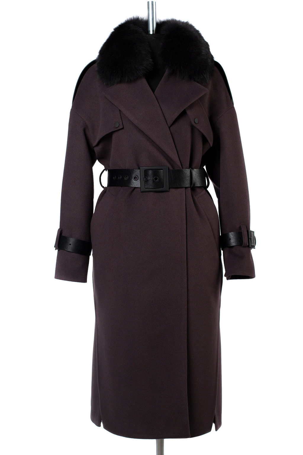 Мех натуральный (песец) Пальто утепленное Термофинн 100 г - El podio фото 11