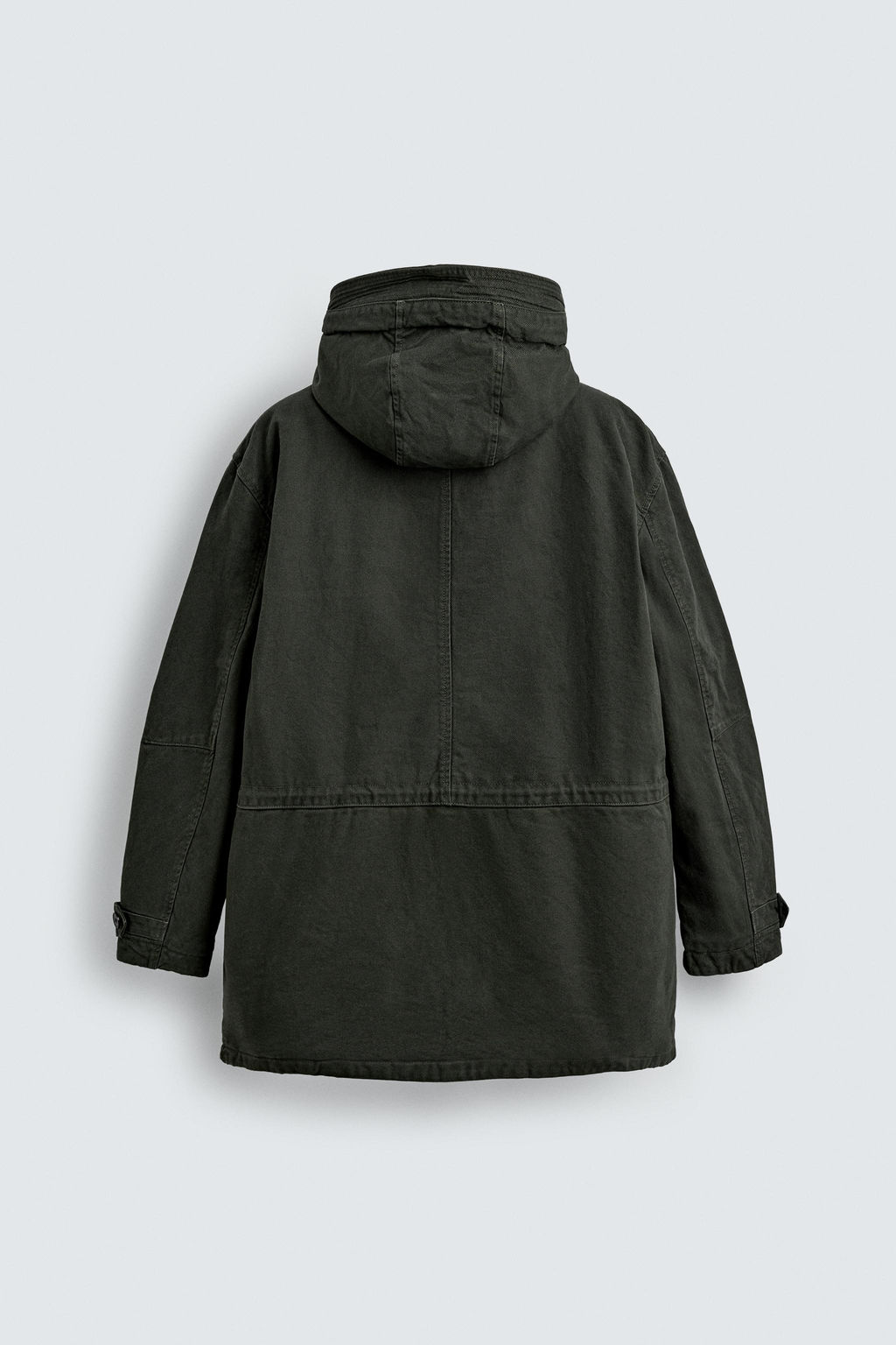 WASHED RELAXED FIT PARKA - Zara фото 9