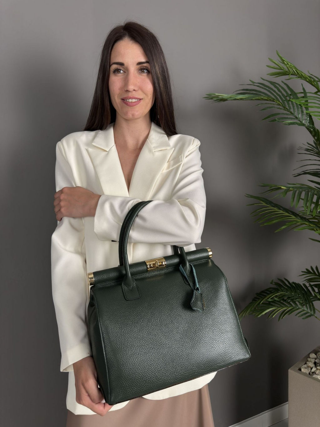 Сумка женская из телячьей кожи