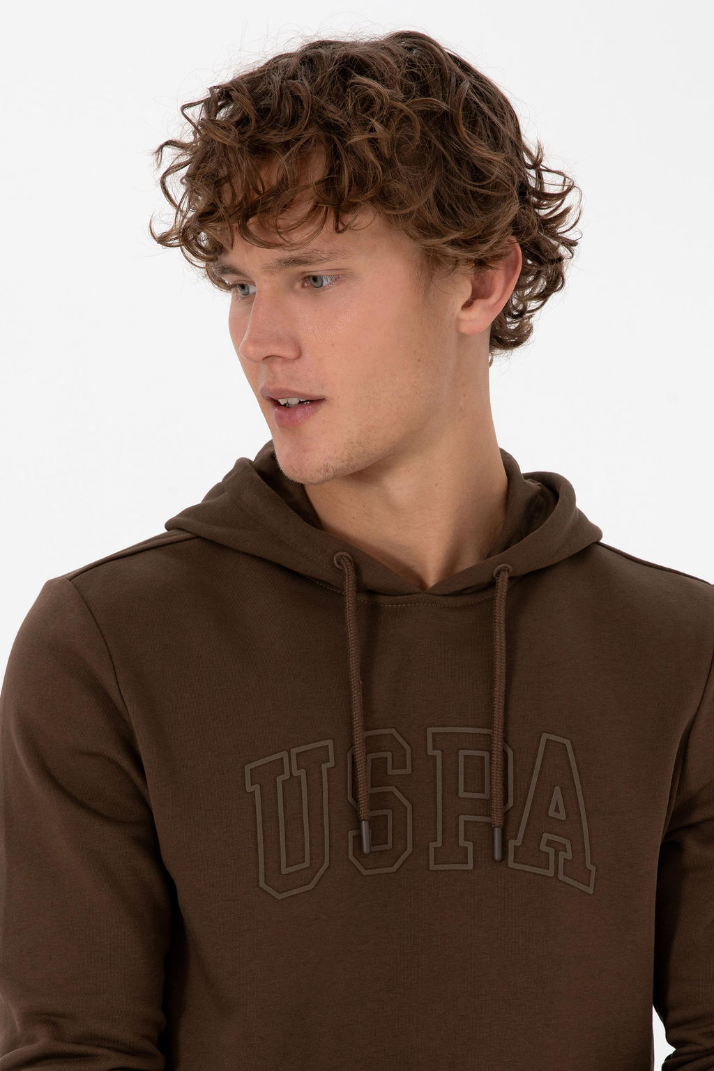 Erkek Kahverengi Basic Sweatshirt Sepette S_rpriz _ndirim - U.s. polo assn фото 2