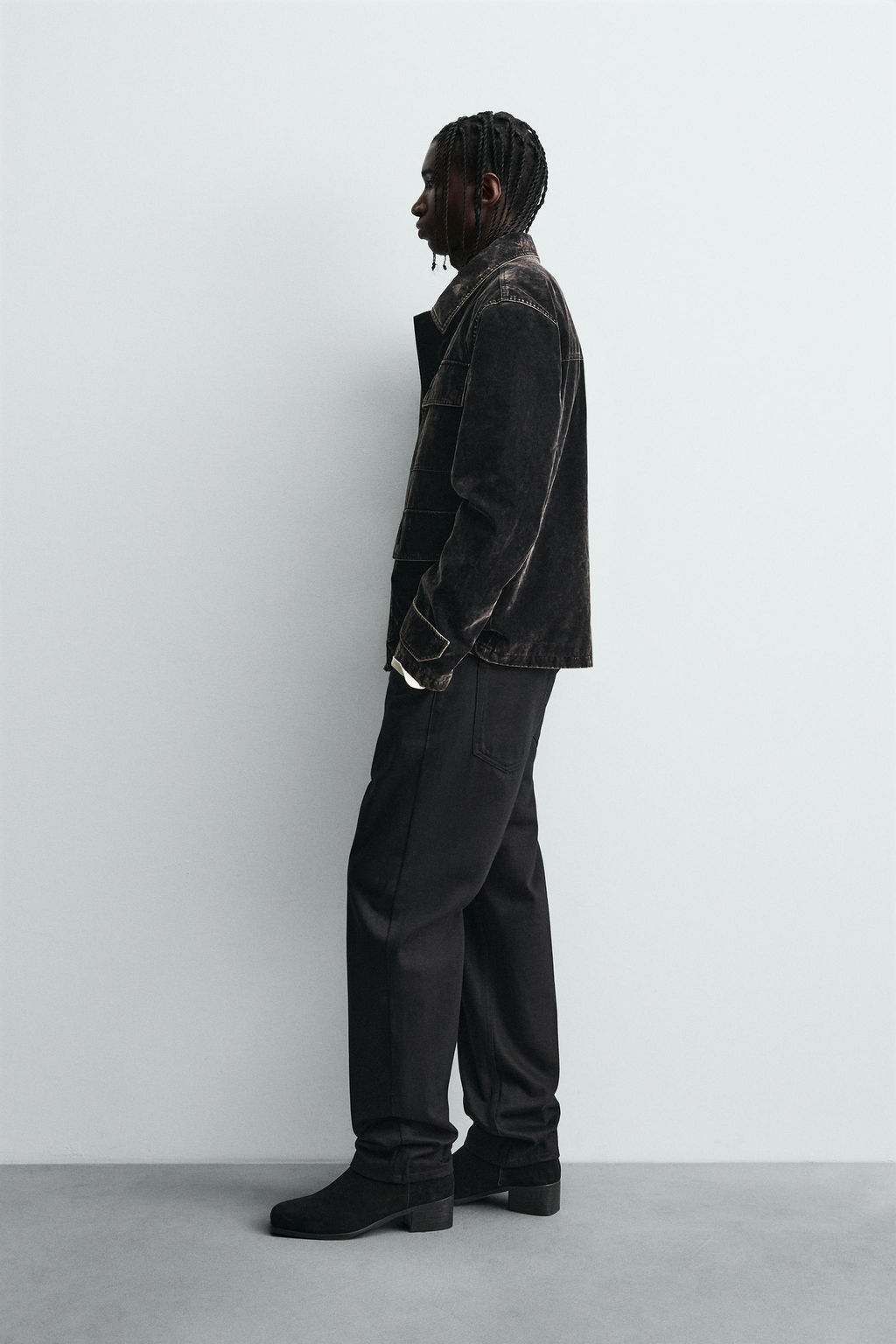 VELVET FLOCK JACKET - Zara фото 4