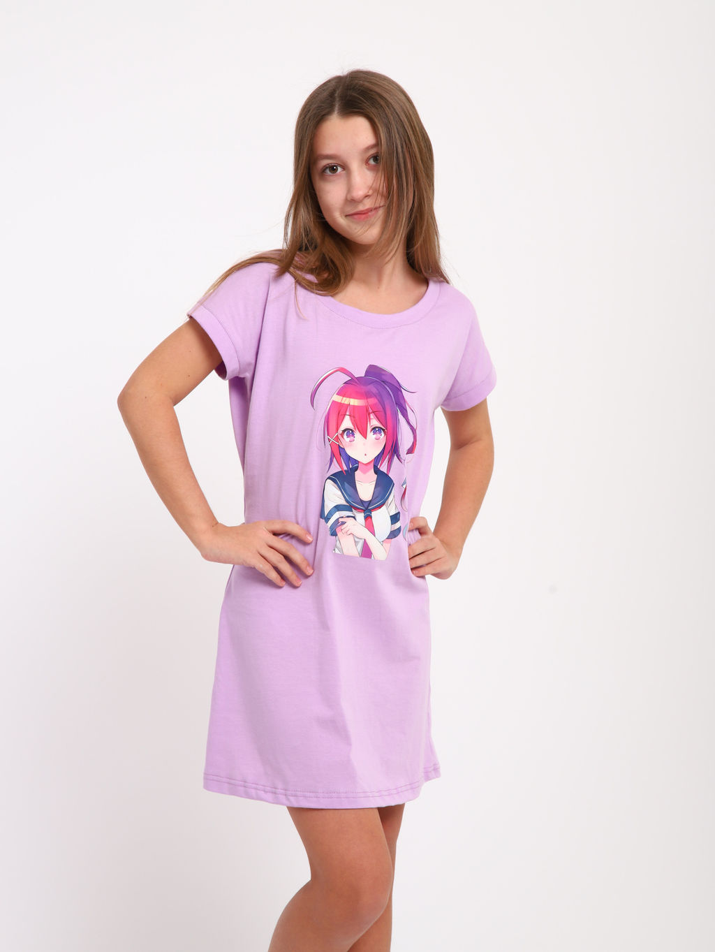 Туника "Лиана" сирень