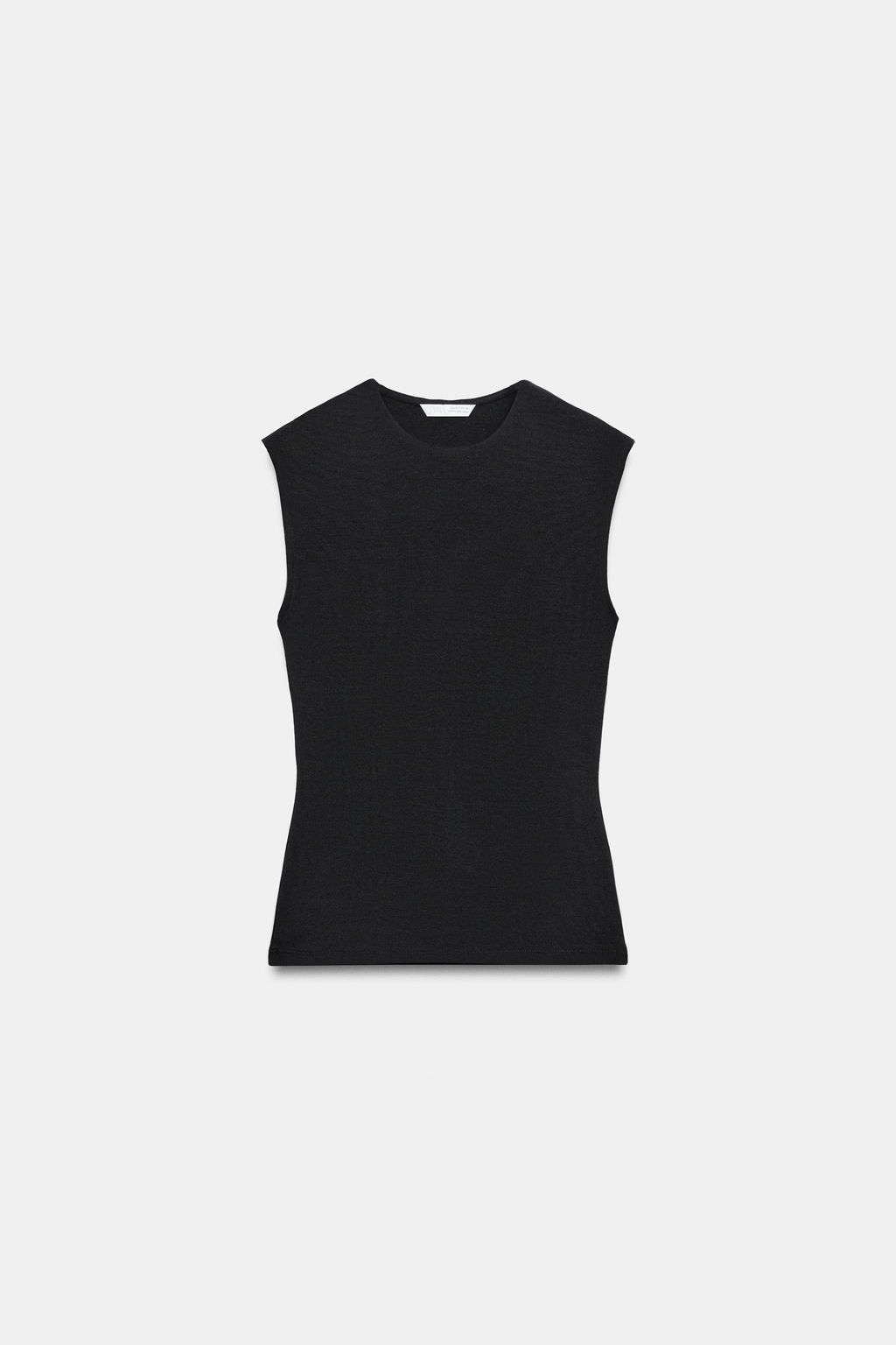 CAMISETA MANGA SISA / Negro - Zara фото 6