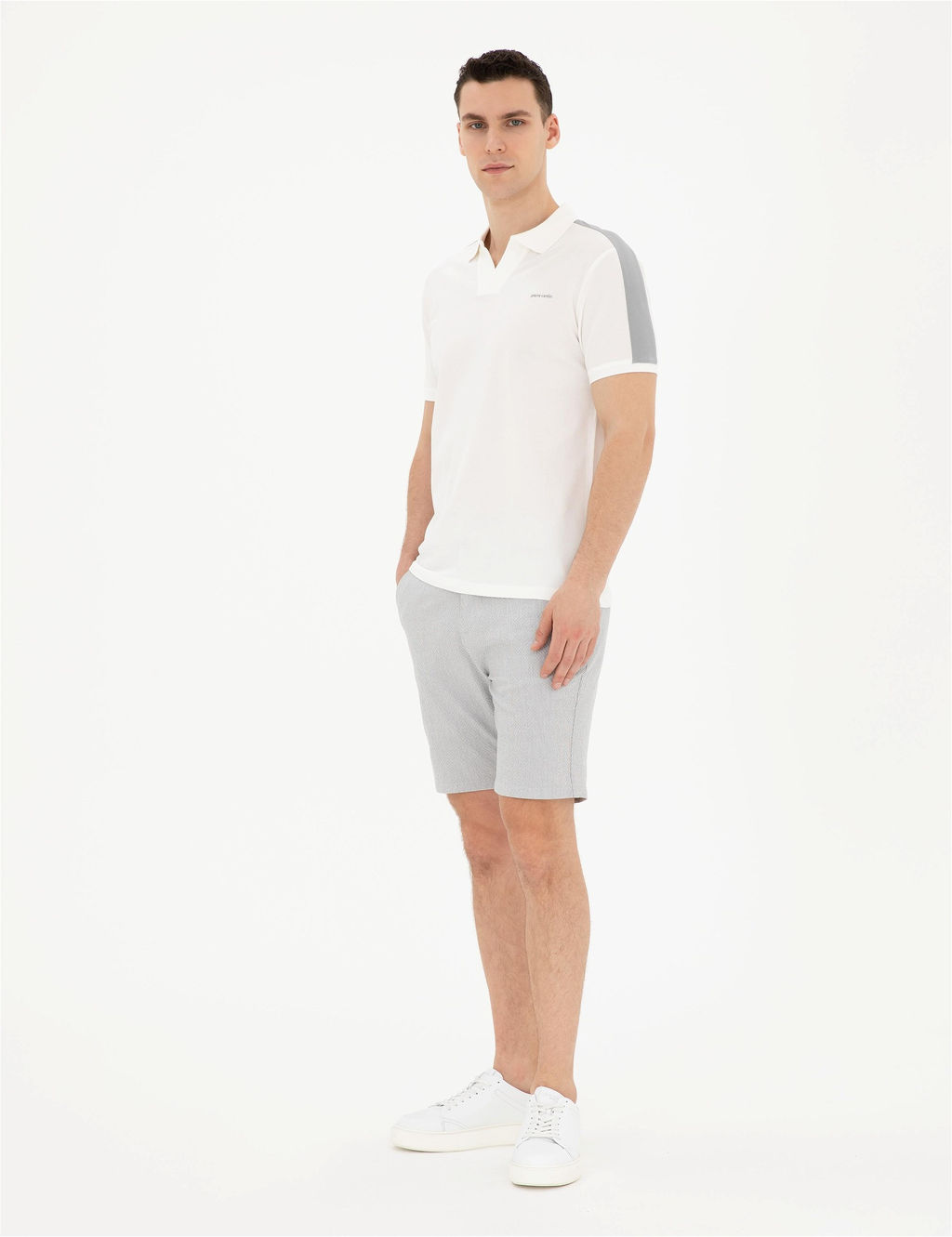 Gri Slim Fit Dokuma _ort