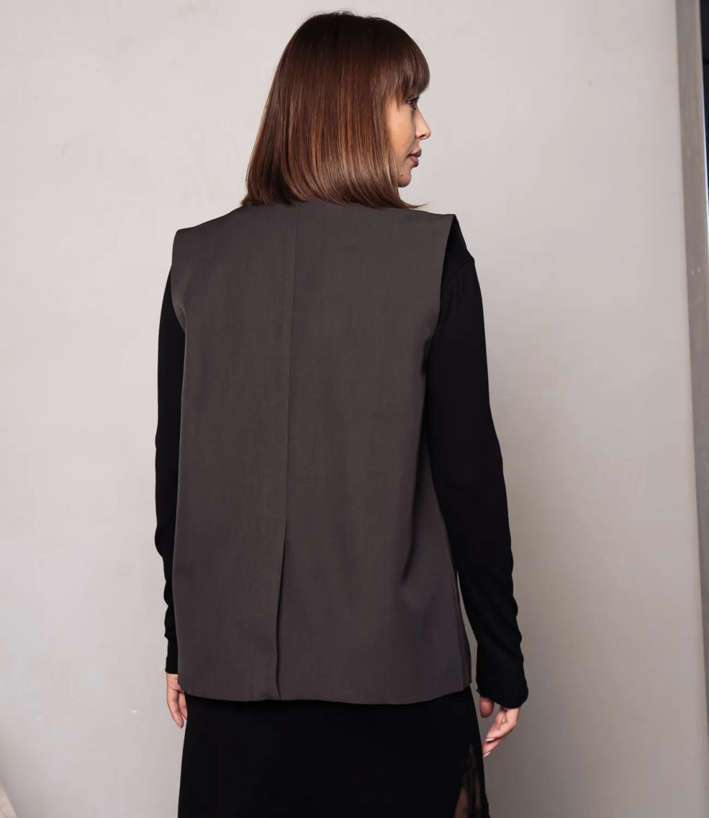 Жилет #КТ20630, графит