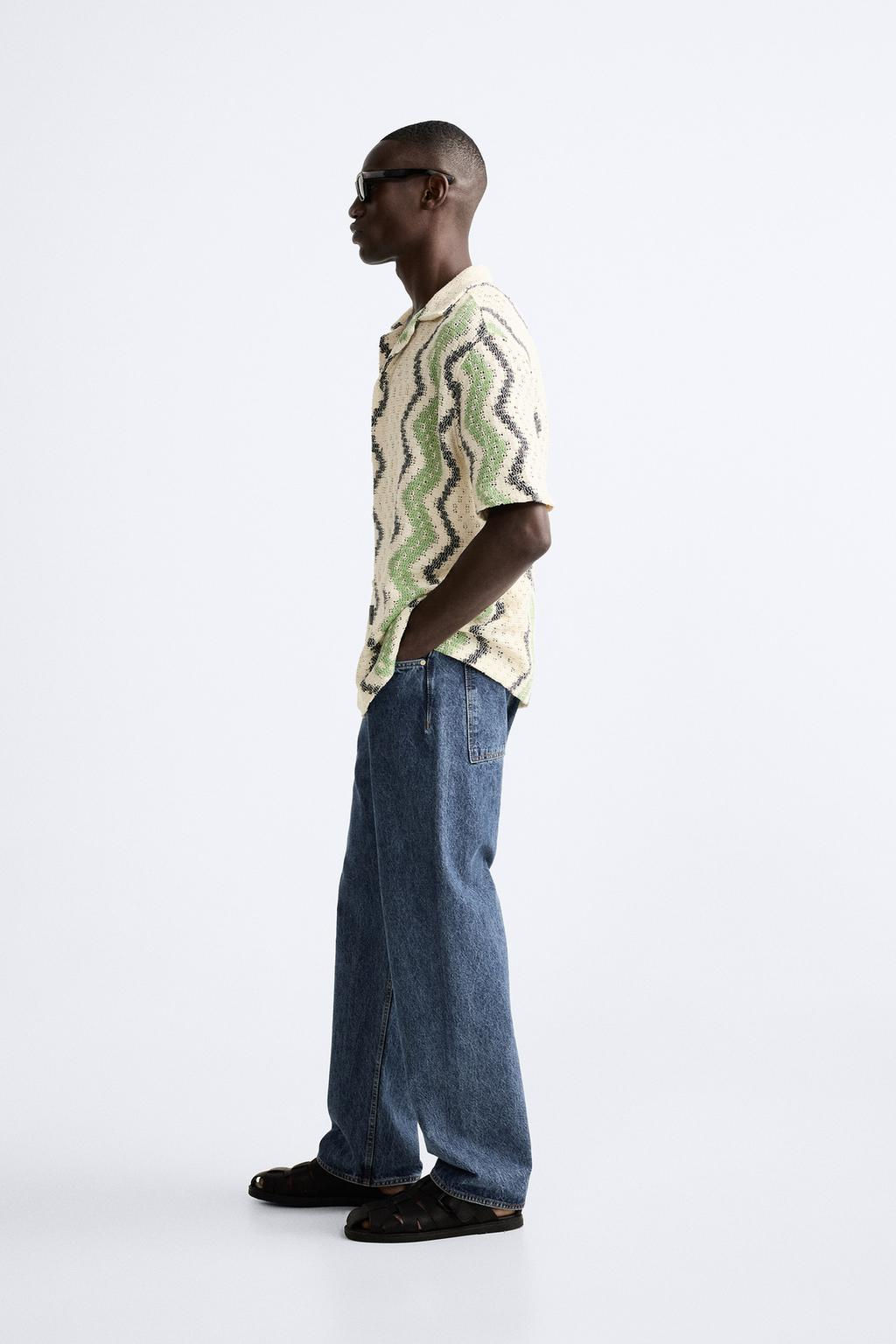 GEOMETRIK KROSE GOMLEK - Zara фото 4