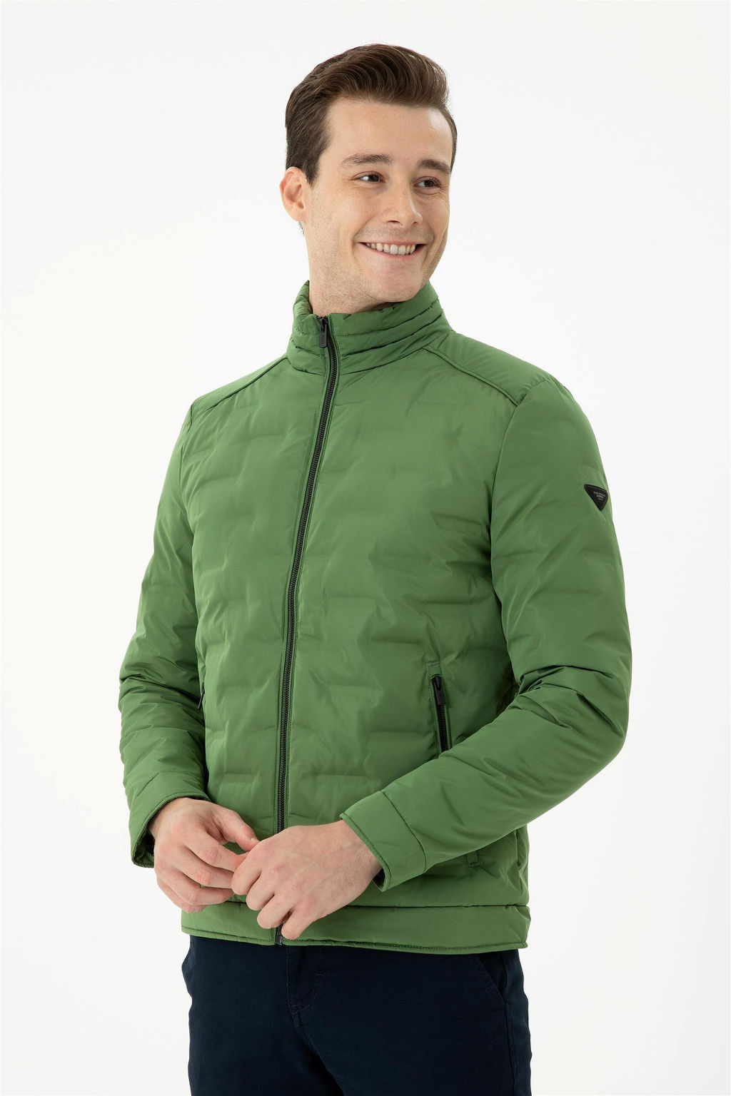 Мужское зеленое пальто Неожиданная скидка в корзине - U.s. polo assn фото 4