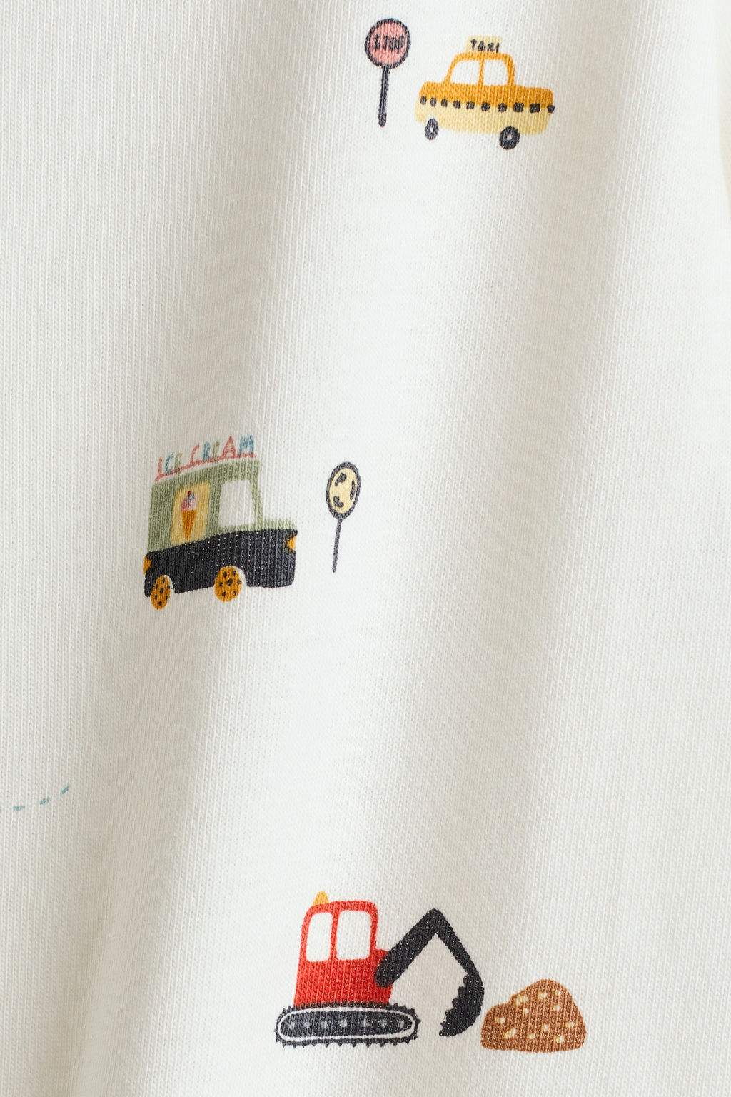 Pijama entero de algod?n con dise?o estampado