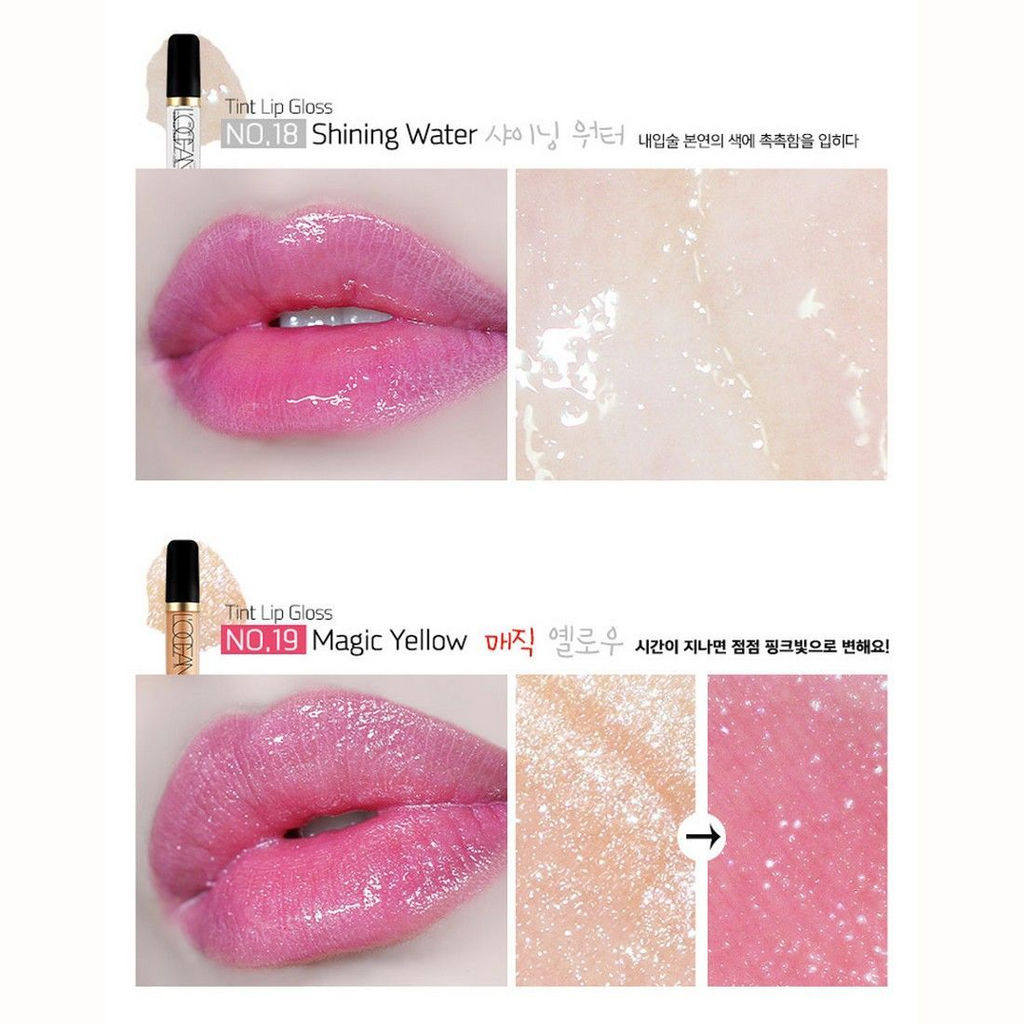 Locean Тинт-бальзам для губ / Tint Lip Gloss Water, 14 Wild Pink, 5,5 мл