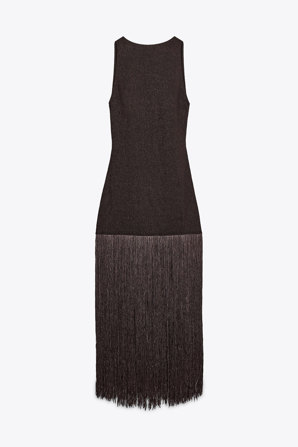 FRINGED FITTED DRESS - Zara фото 8