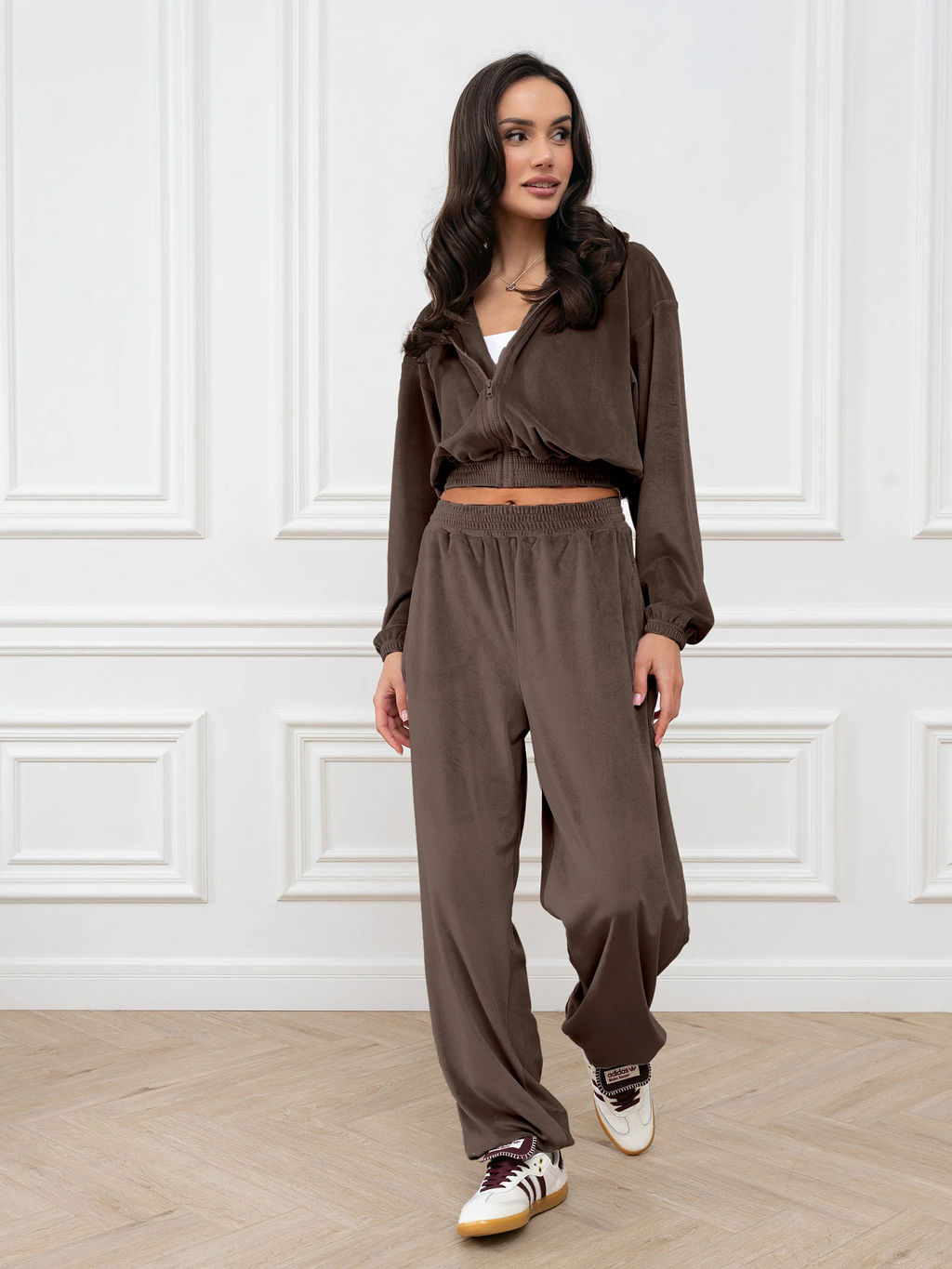 Костюм женский Элис Молочный шоколад - Modamica фото 3