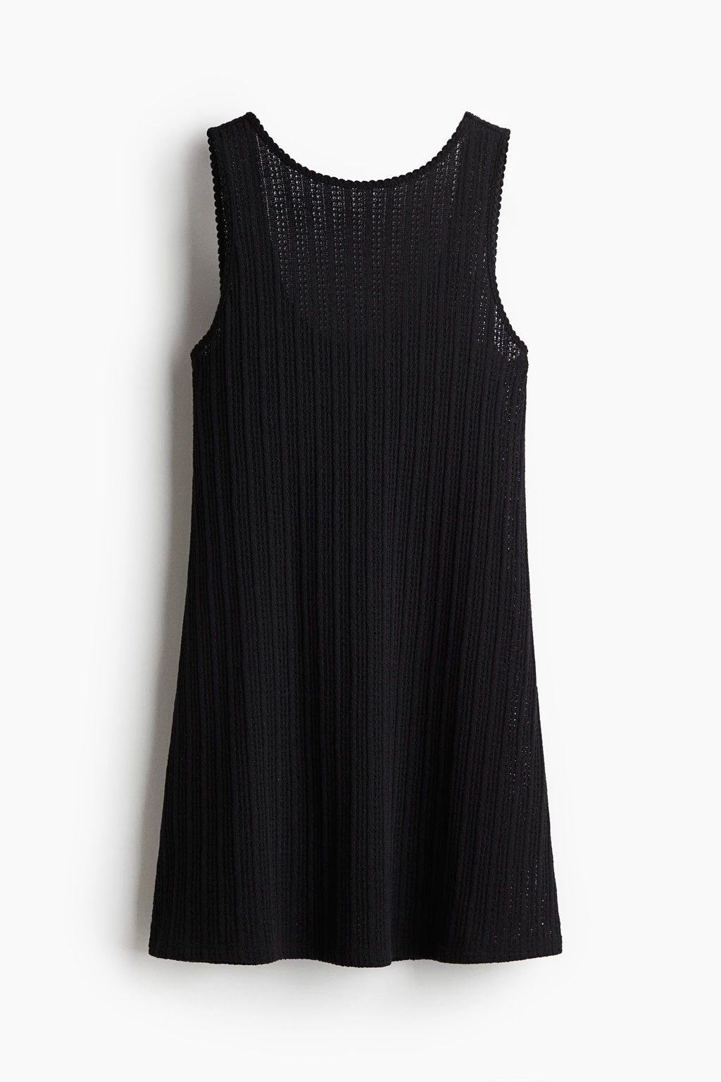 Vestido sin mangas en punto texturizado - H&m фото 2