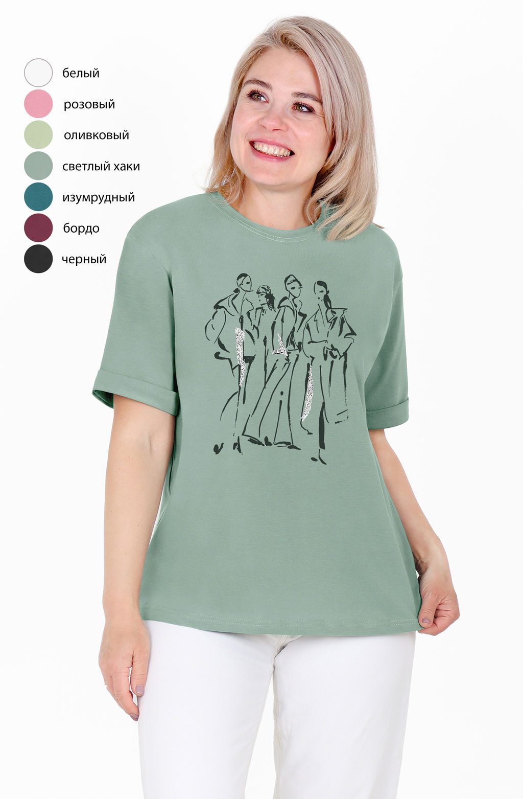 Футболка Алиса Ф-93А (44-62) кулирка - Лотос фото 23