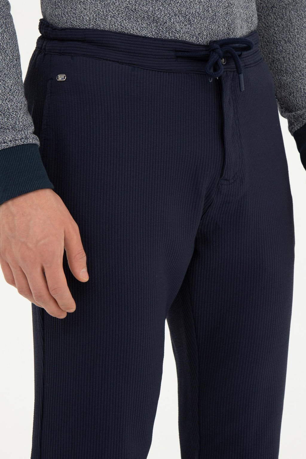 U. S. Polo Assn / Мужские темно-синие брюки из плотной ткани - U.s. polo assn фото 12