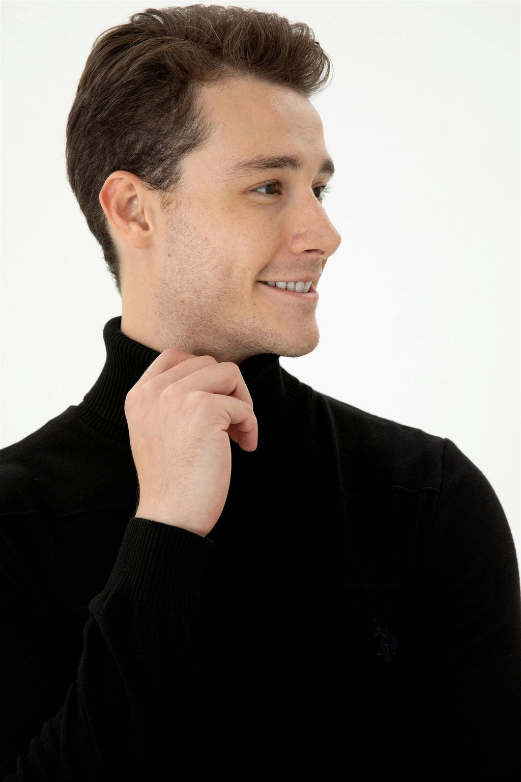 U. S. Polo Assn Мужской черный свитер - U.s. polo assn фото 2