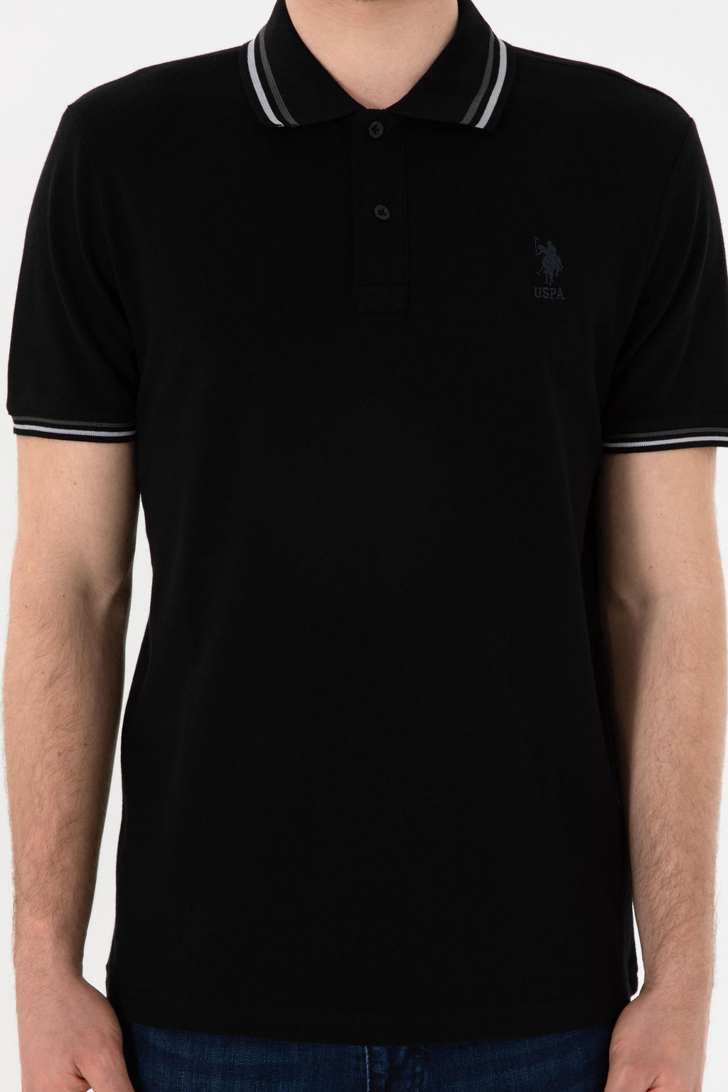 Erkek Siyah Basic Ti__rt Sepette S_rpriz _ndirim - U.s. polo assn фото 7