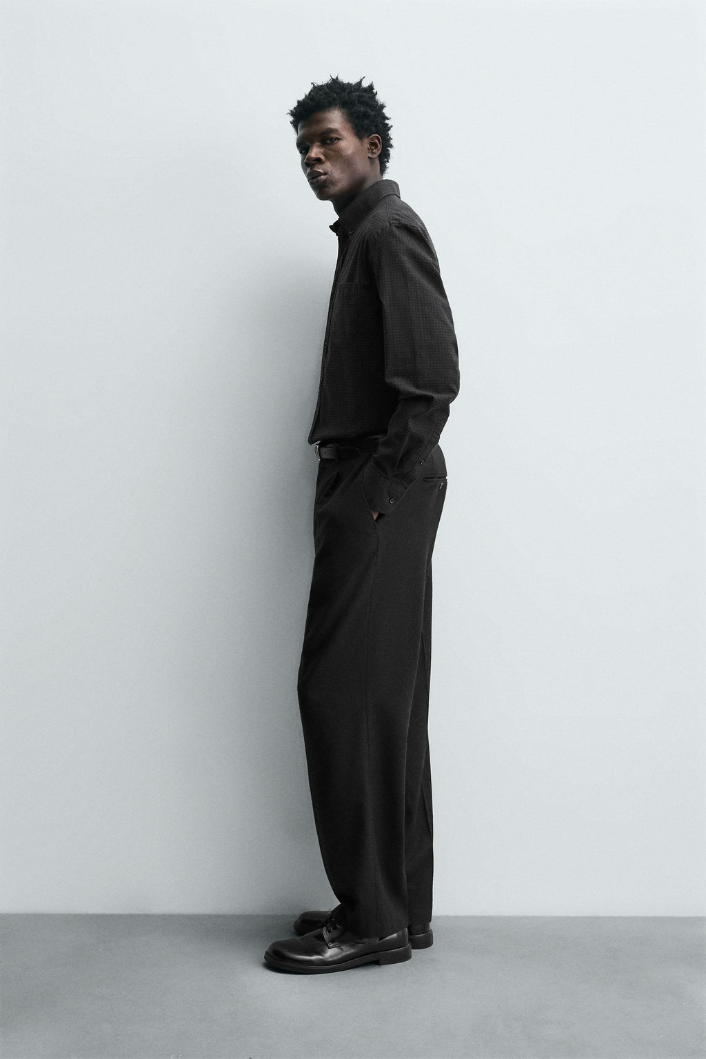 LIMITED EDITION RELAXED FIT CHECK SHIRT - Zara фото 4