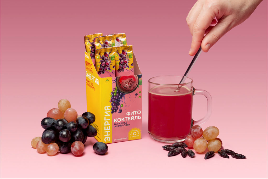 Фитококтейль "Энергия", 5 стиков по 5 г Алфит 8473