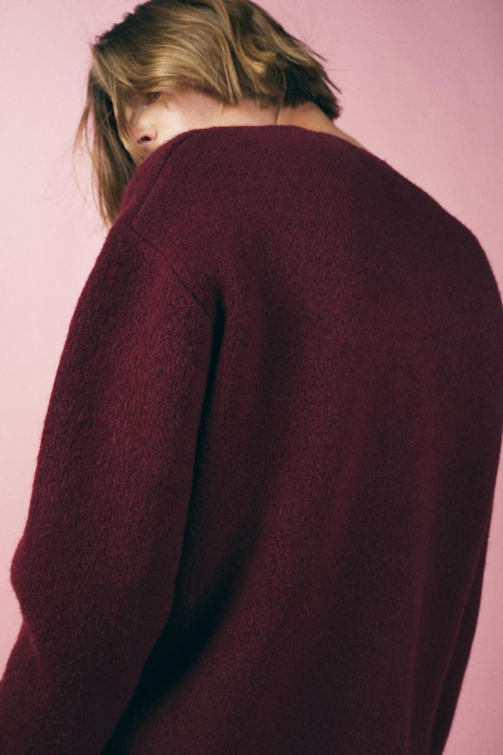 PLAIN KNIT CARDIGAN - Zara фото 4