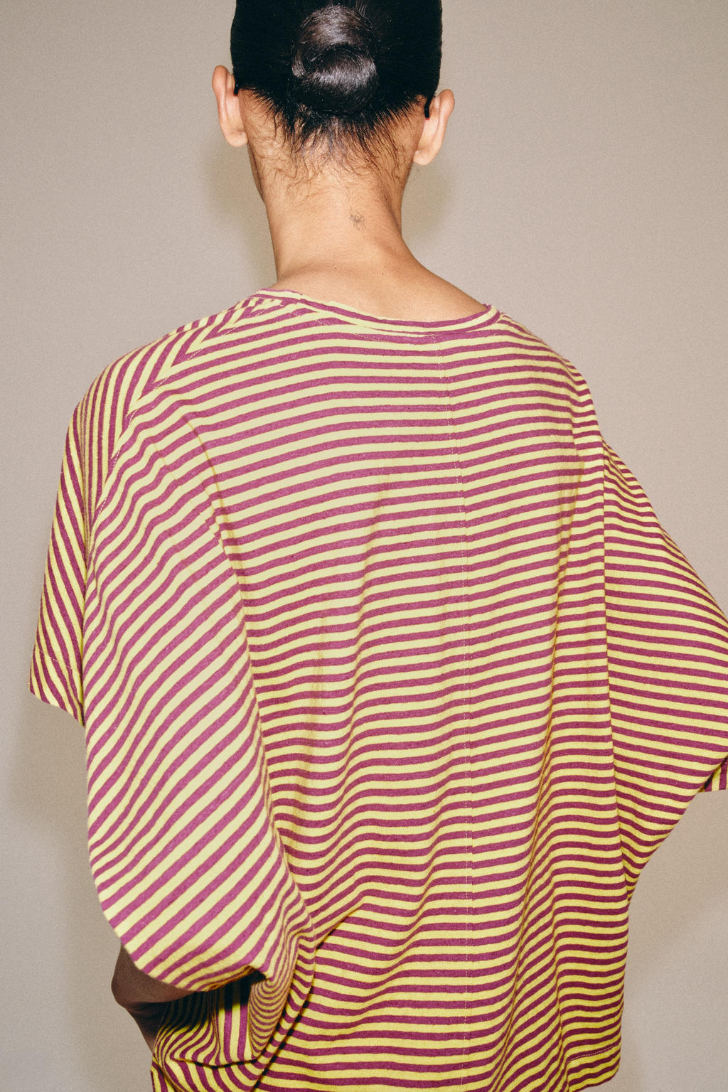 CAMISETA OVERSIZED RAYAS / amarillo - Zara фото 3