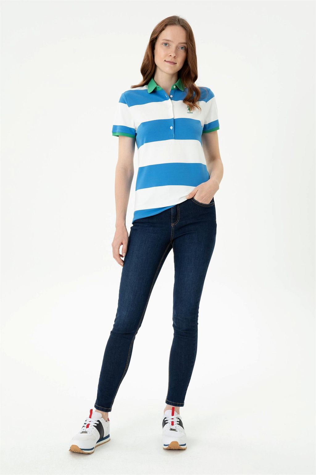 U. S. Polo Assn Женские синие джинсовые брюки - U.s. polo assn фото 8