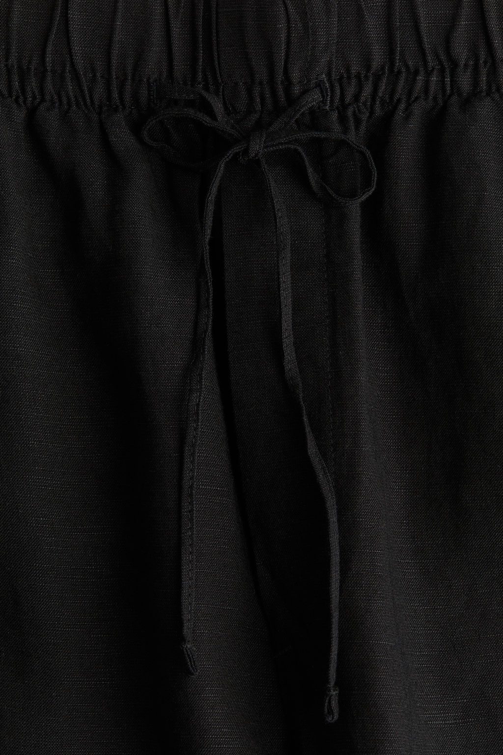 Pantal?n en mezcla de lino con cord?n de ajuste - H&m фото 8