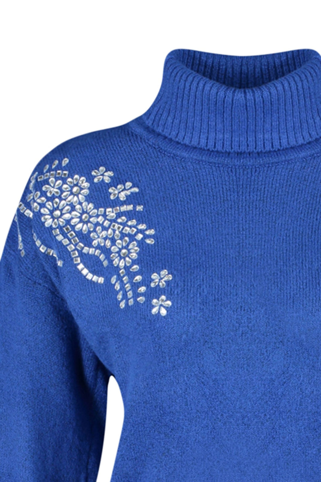 Siyah Yumusak Dokulu Tas Detayl? Bal?kc? Yaka Triko Kazak TWOAW24KZ00188 - Trendyolmilla фото 22