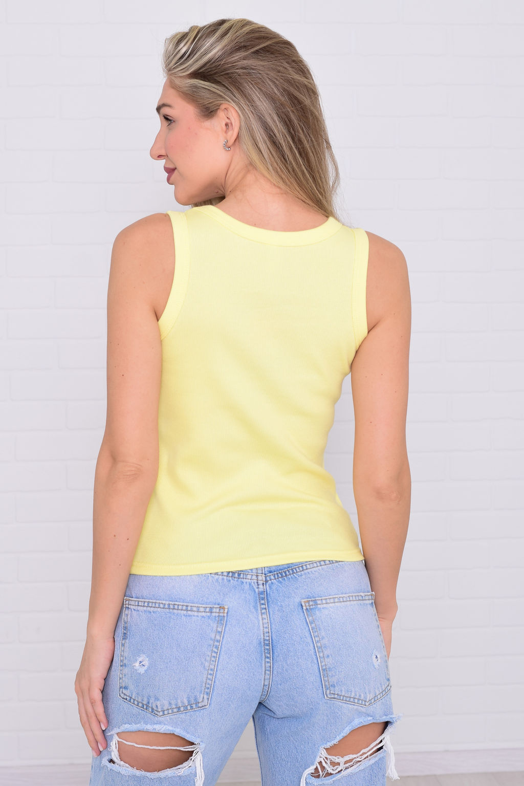 Майка женская 6-208е (лимон)