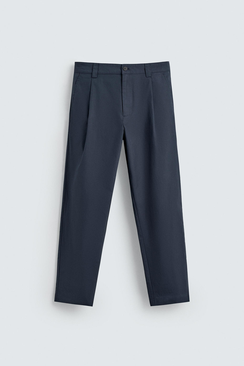 RELAXED FIT PLEATED TROUSERS - Zara фото 6