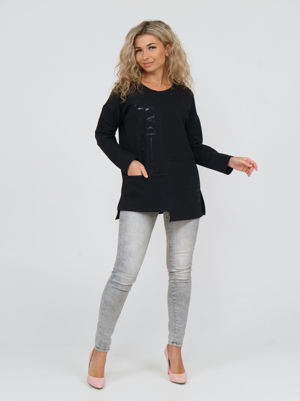 888 Туника "Черный"