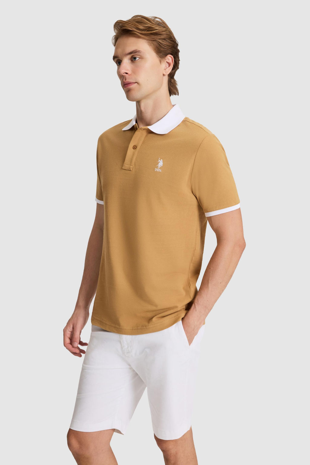 Erkek Coconut Regular Fit Polo Yaka Basic Ti__rt - U.s. polo assn фото 3