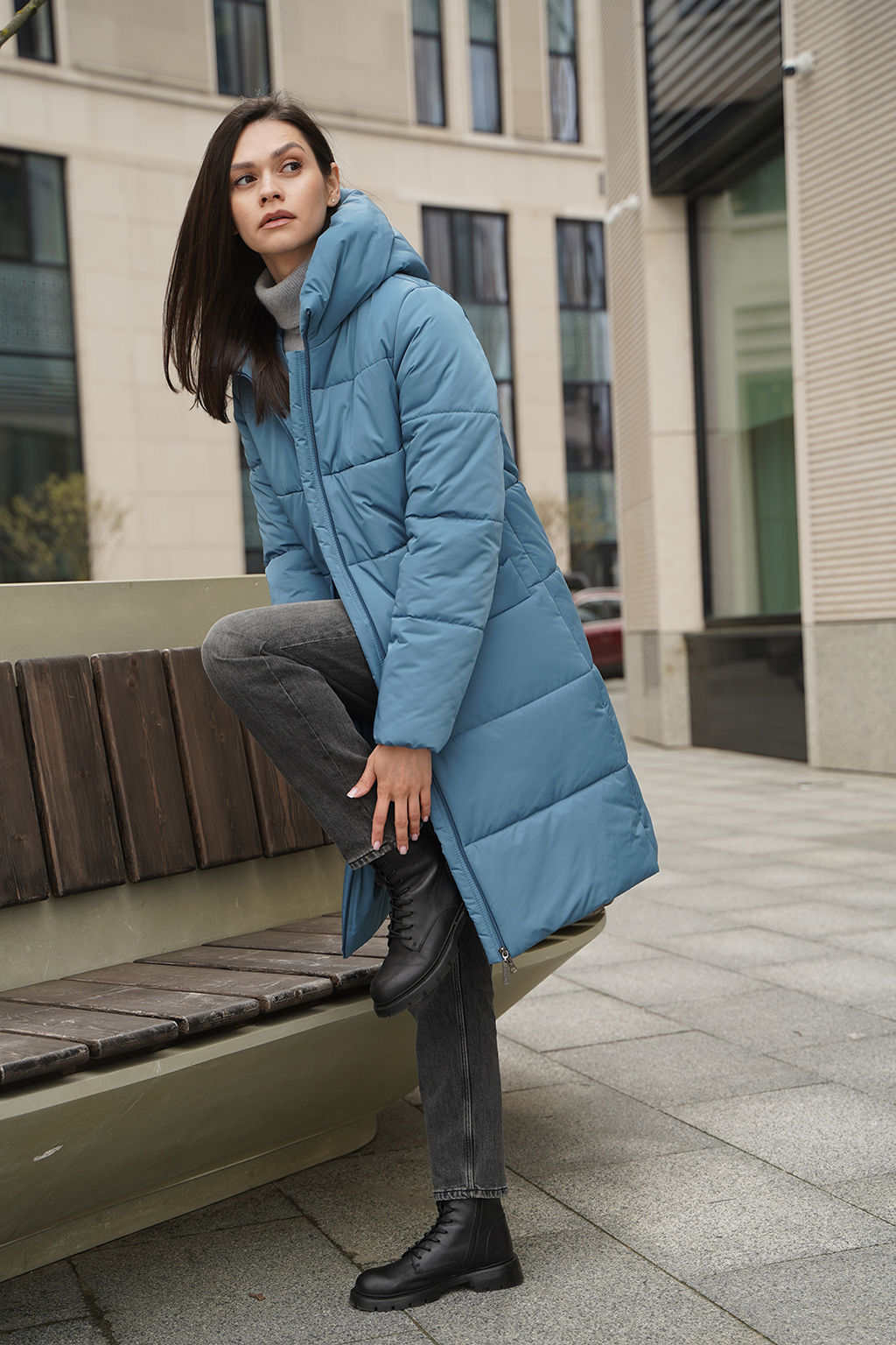 Пальто зимнее / 43812 - Twin tip фото 8