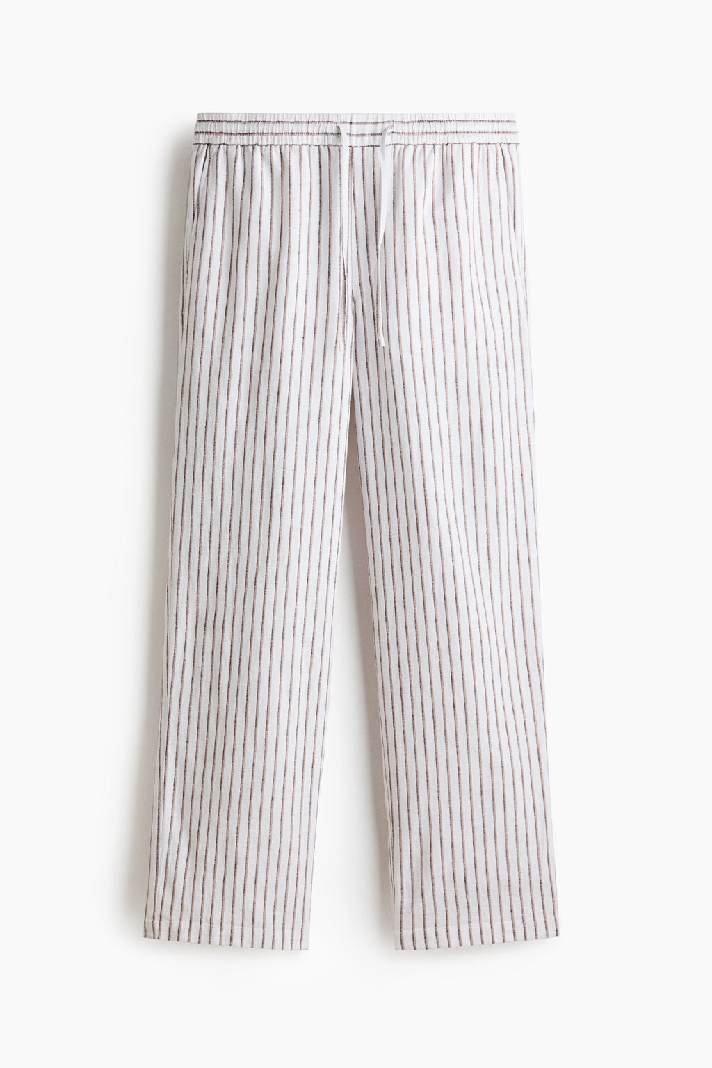 Pantal?n en mezcla de lino Relaxed Fit - H&m фото 5